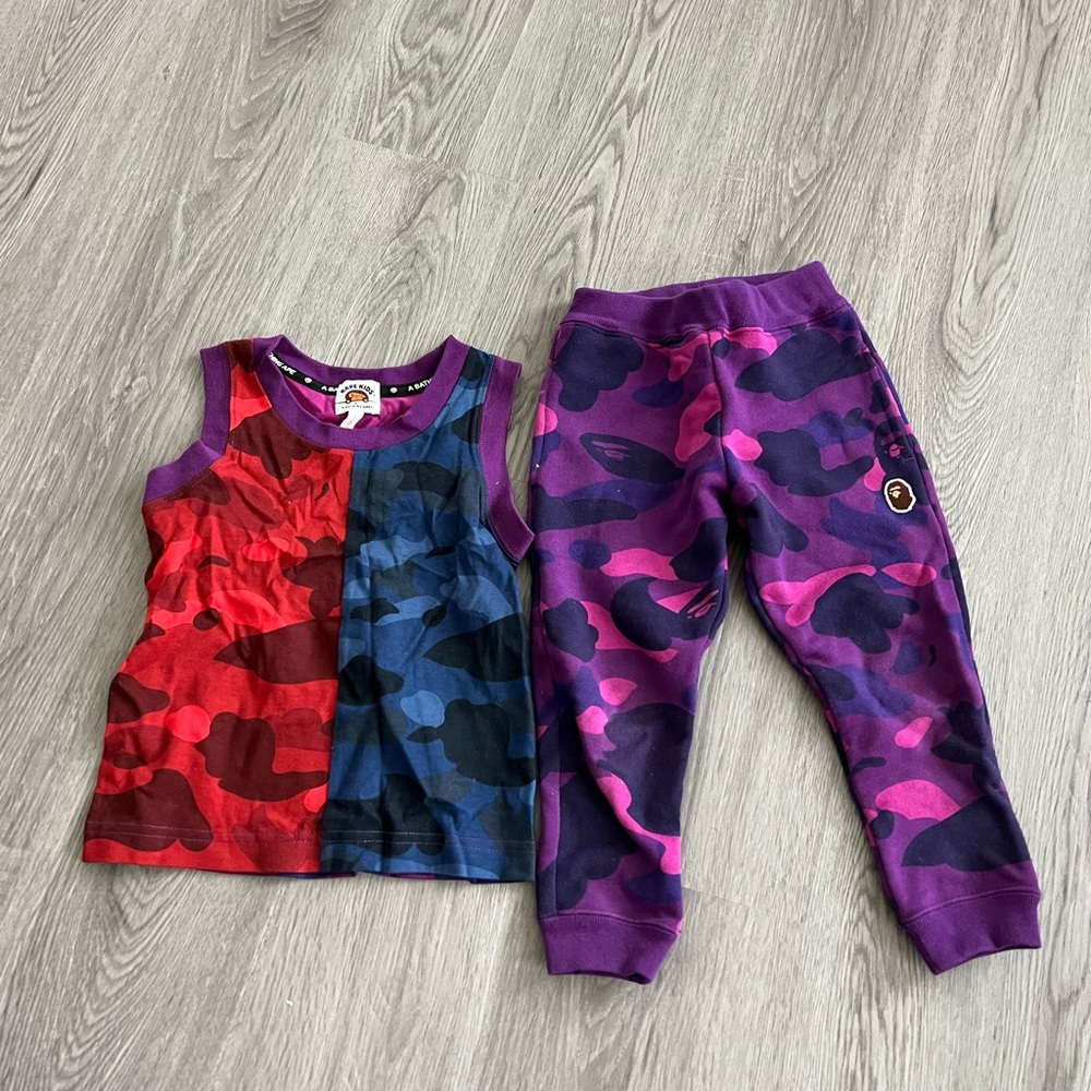Kids bape set